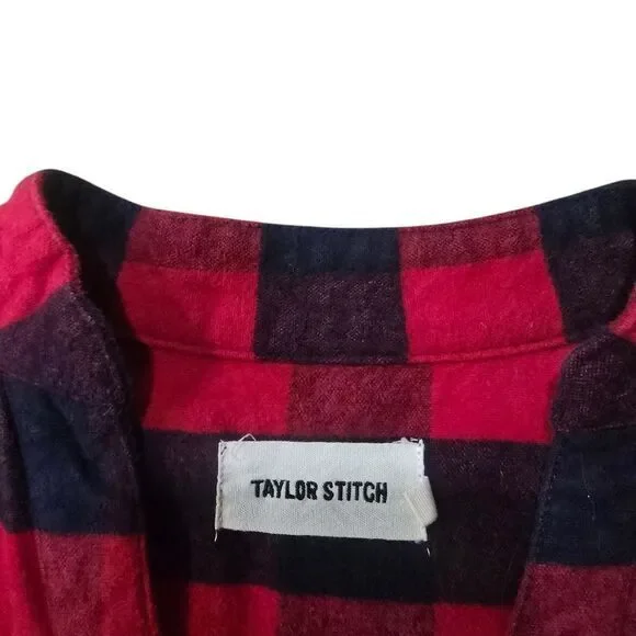 Taylor Stitch Flannel Button The Whitney Popover The Shirt Top - Picture 4 of 6